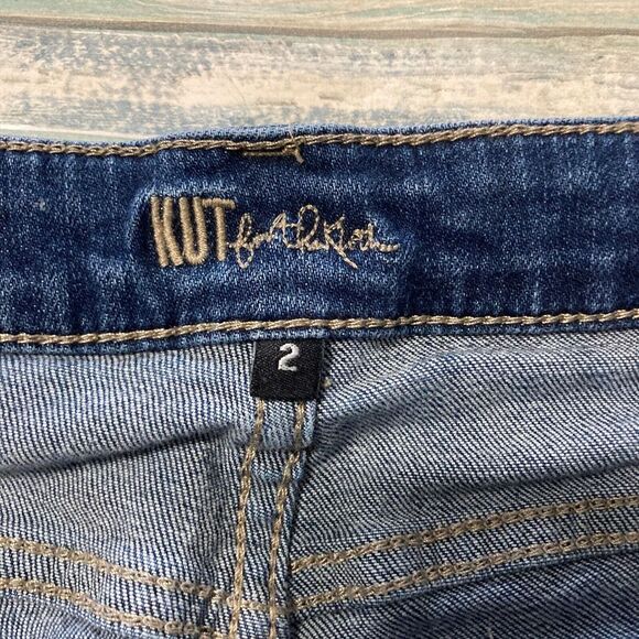 Kut from the Kloth Jeans Size 2 Boyfriend Denim Style KP176MA5SF Distressed - Picture 8 of 11